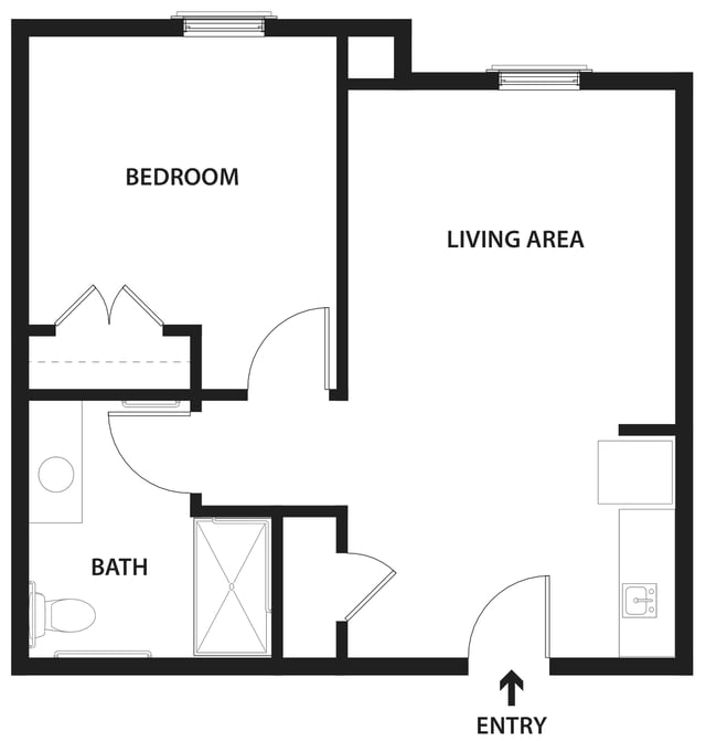 AL_The Capitol - One Bedroom - One Bathroom 478 - 560 sq. ft_
